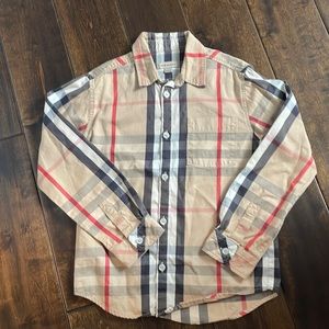 Burberry boys dress shirt